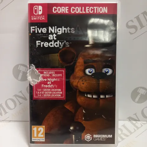 NINTENDO SWITCH FIVE NIGHTS AT FREDDYS CORE COLLECTION GAME