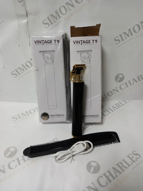 2 X BOXED VINTAGE T9 HAIR TRIMMER 