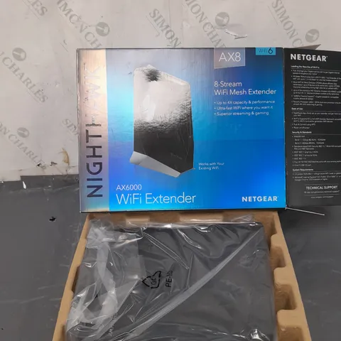 BOXED NETGEAR NIGHTHAWK AX6000 WIFI EXTENDER 