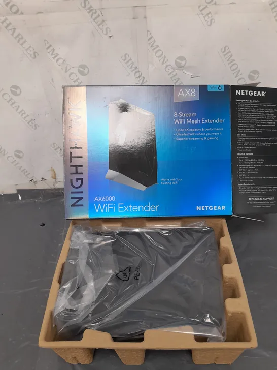 BOXED NETGEAR NIGHTHAWK AX6000 WIFI EXTENDER 