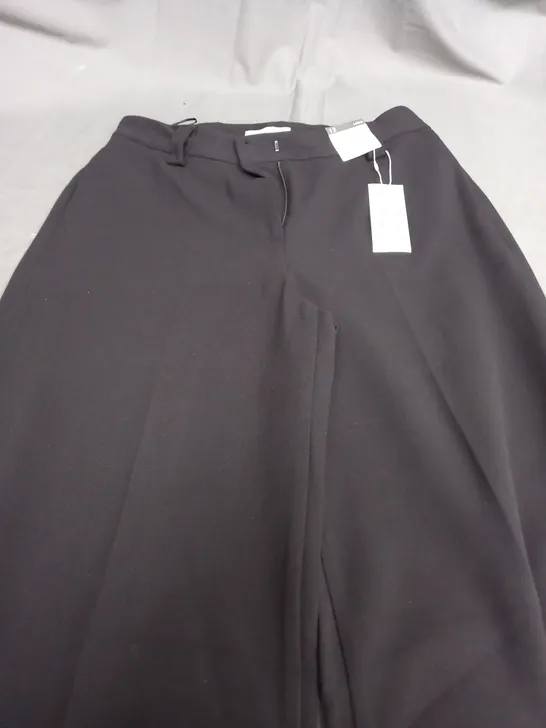 M&S WIDE HIGH RISE LONG TROUSERS - SIZE 12