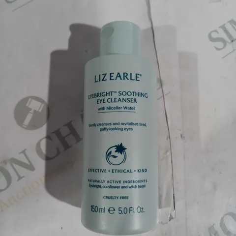 Liz Earle Eyebright Soothing Eye Cleanser Lotion ~ Witch Hazel & Aloe Vera 150ml