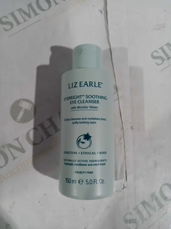 Liz Earle Eyebright Soothing Eye Cleanser Lotion ~ Witch Hazel & Aloe Vera 150ml