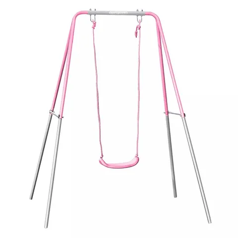 BOXED SPORTSPOWER SINGLE SWING IN PINK COLOUR