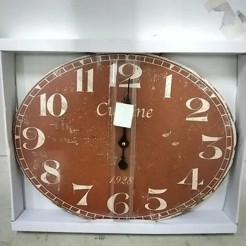 VINTAGE CLOCK COLOUR: RUSTED