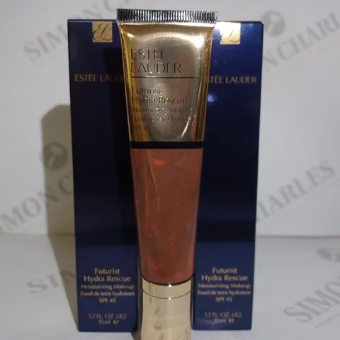 LOT OF 2 X 35ML ESTEE LAUDER FUTURIST HYDRA RESCUE MOISTURIZING MAKEUP 30ML - 8N2 RICH EXPRESSO