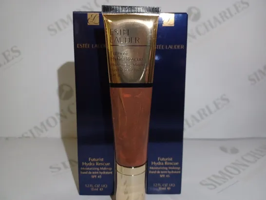 LOT OF 2 X 35ML ESTEE LAUDER FUTURIST HYDRA RESCUE MOISTURIZING MAKEUP 30ML - 8N2 RICH EXPRESSO