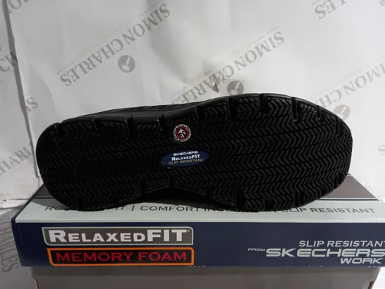 SKECHERS WORK SLIP RESISTANT BLACK SIZE 6