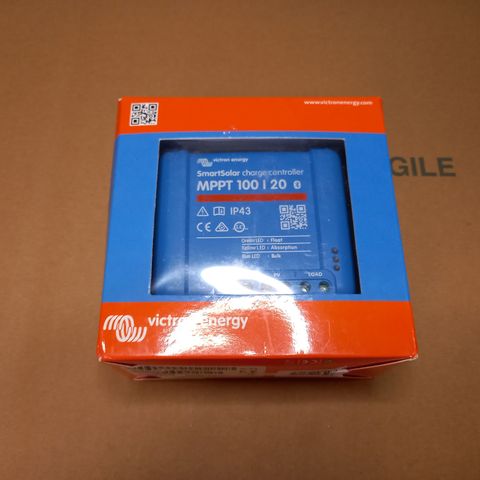 BOXED BLUE TOOTH SMART SOLAR CHARGE CONTROLLER - MPPT 100 1 20