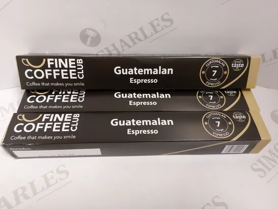 BOX OF APPROX 15 FINE COFFEE CLUB GUATEMALAN ESPRESSO PODS