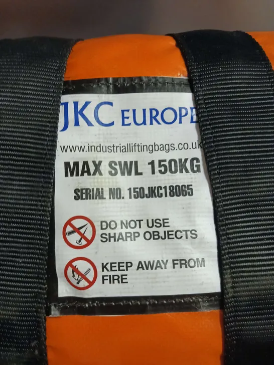 JKC EUROPE INDUSTRIAL LIFTING BAG (MAX LIFT 150KG)