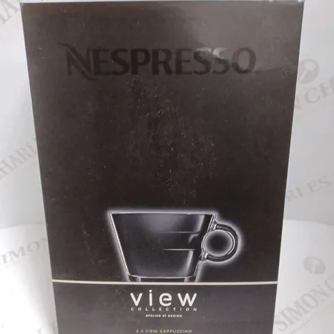 NESPRESSO VIEW COLLECTION CAPPUCINO CUPS