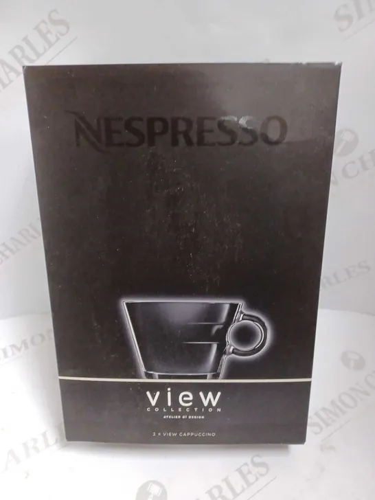 NESPRESSO VIEW COLLECTION CAPPUCINO CUPS