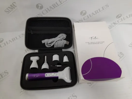 TILI 5-IN-1 MULTI-FUNCTION HAIR REMOVAL KIT PURPLE