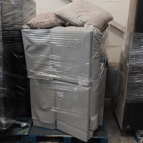 PALLET TO CONTAIN ASSORTED INCOMPLETE SOFAS AND SOFA PARTS 