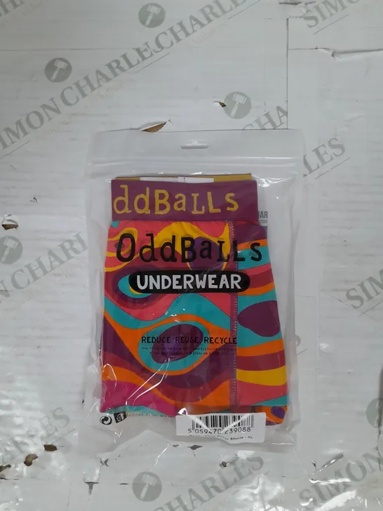 ODDBALLS RETRO MENS BOXER SHORTS SIZE XL