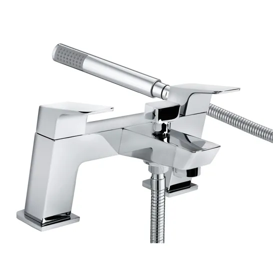 BOXED BRISTAN VERTICO CHROME PLATED BATH SHOWER MIXER TAP