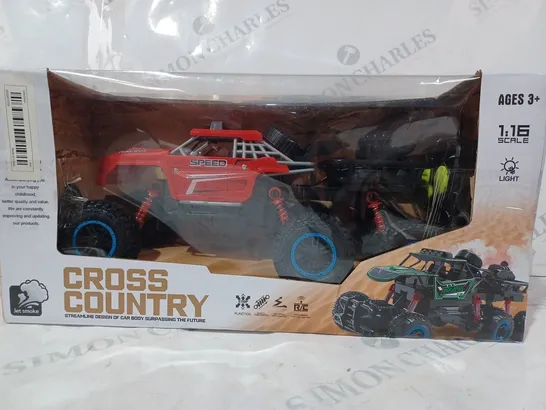 BOXED JET SMOKE CROSS COUNTRY 1:16 SCALE RC CAR