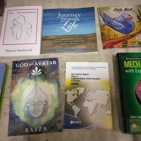 BOX OF APPROXIMATELY 30 ASSORTED BOOKS INCLUDING SCIENCE, RELIGION AND LIFESTYLE