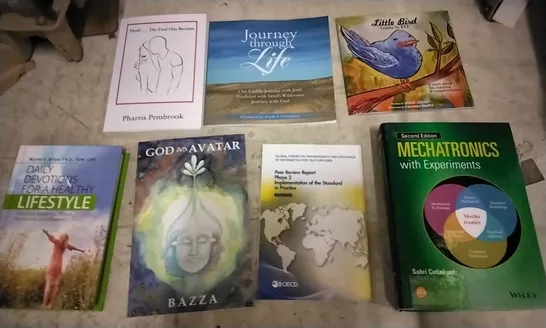 BOX OF APPROXIMATELY 30 ASSORTED BOOKS INCLUDING SCIENCE, RELIGION AND LIFESTYLE