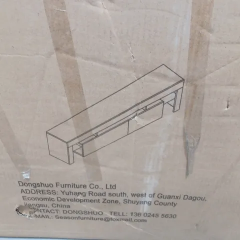 BOXED UNBRANDED TV UNIT // DIMENSIONS UNKNOWN - COLLECTION ONLY