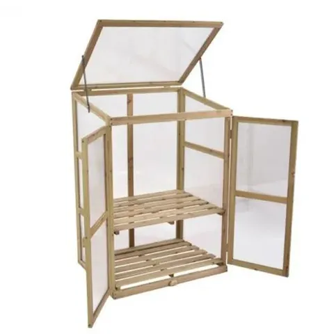 BOXED NEO MINI WOOD GROWHOUSE GREENHOUSE COLD FRAME - MODEL 1 (1 BOX)