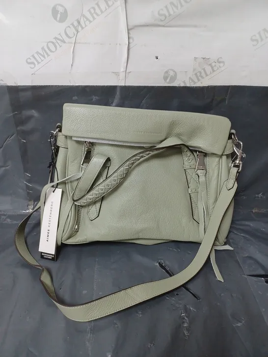 aimee KESTENBERG leather handbag sage green