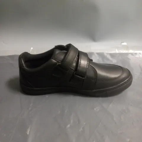 HUSH PUPPIES BOYS VELCRO FASTENING SCHOOL SHOES BLACK SIZE 1