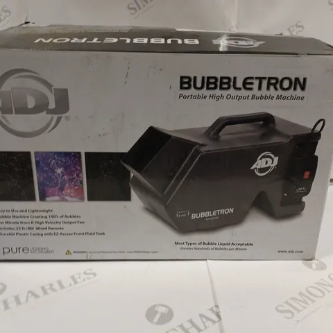 BOXED ADJ BUBBLETRON BUBBLE MACHINE