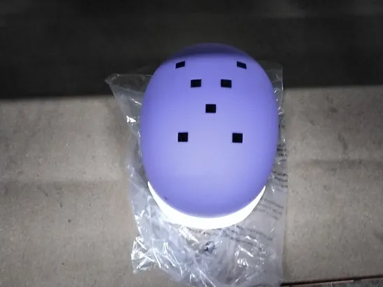 A BOX OF 11 CHILDREN'S HELMETS IN PURPLE