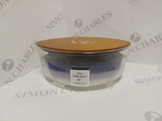 BOXED WOODWICK ELLIPSE EVENING LUXE CANDLE  RRP £34.99