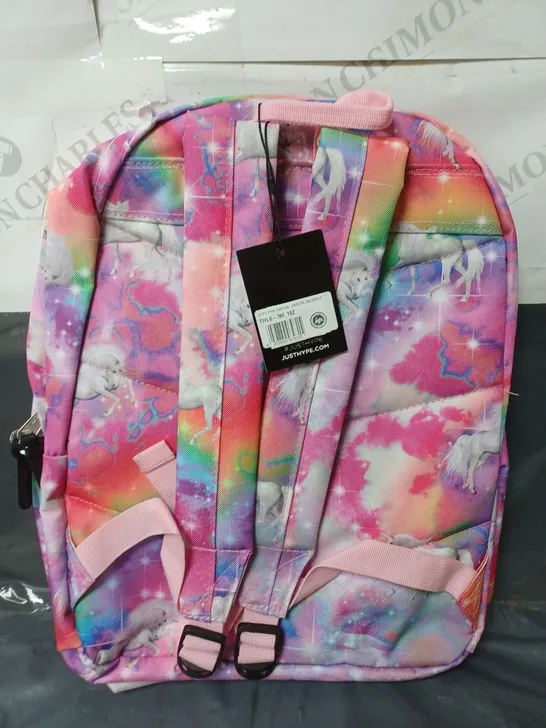 HYPE PINK MAGICAL UNICORN BACKPACK WITH A PINK POM POM