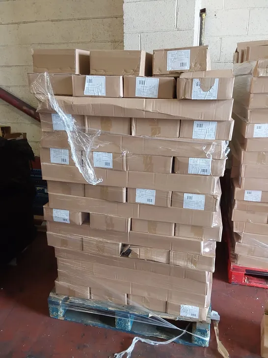 PALLET CONTAINING APPROXIMATELY 75 BOXES OF INDIVIDUAL STEM EUCALYPTUS FAUX FLOWERS // APPROX 24 X STEMS PER BOX