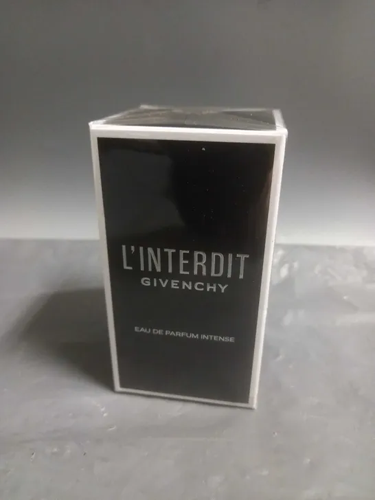 BOXED AND SEALED GIVENCHY L'INTERDIT EAU DE PARFUM INTENSE 50ML