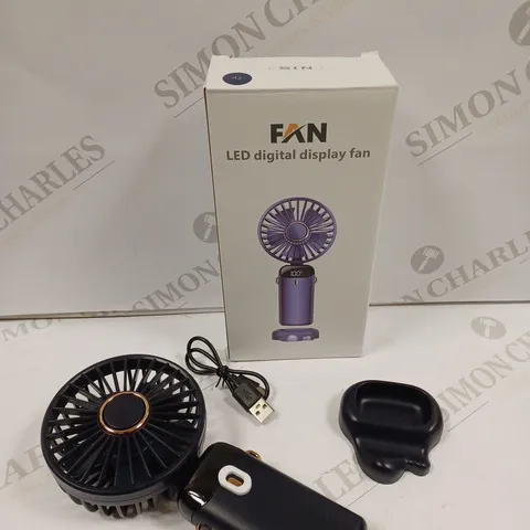 N15 LED DIGITAL DISPLAY PORTABLE HANDHELD FAN 