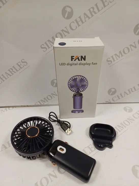 N15 LED DIGITAL DISPLAY PORTABLE HANDHELD FAN 