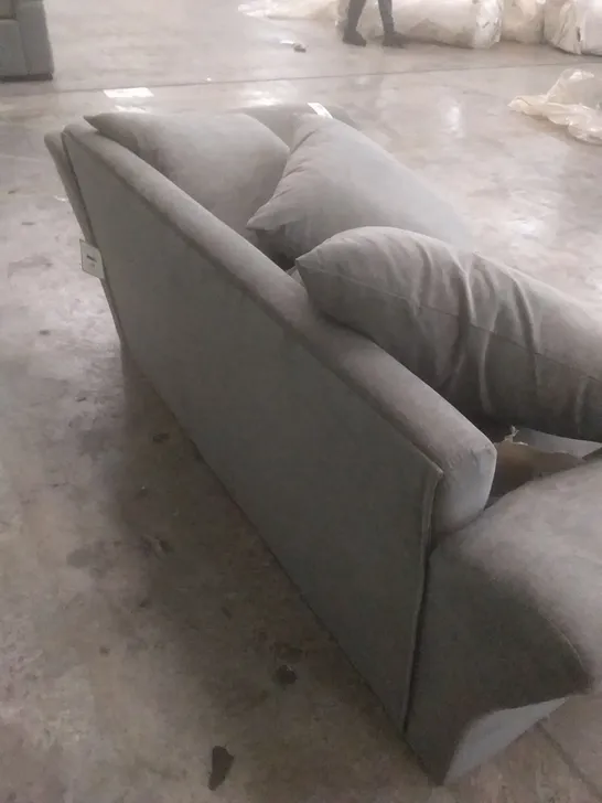 DESIGNER PHOENIX 2 SEATER SOFA IN GREY 