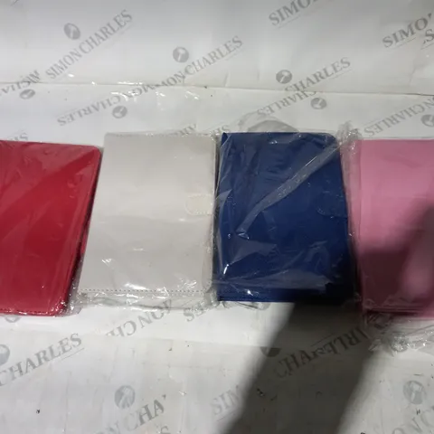 BOX OF APPROXIMATELY 18 ASSORTED IPAD CASES TO INCLUDE BLUE/PINK/RED/WHITE 