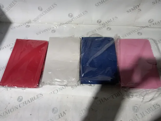 BOX OF APPROXIMATELY 18 ASSORTED IPAD CASES TO INCLUDE BLUE/PINK/RED/WHITE 