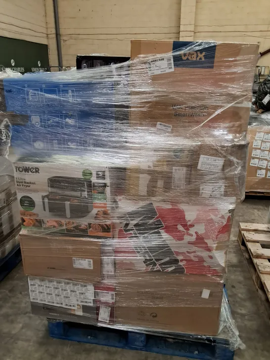 PALLET OF APPROXIMATELY 54 UNPROCESSED RAW RETURN HOUSEHOLD AND ELECTRICAL GOODS TO INCLUDE;