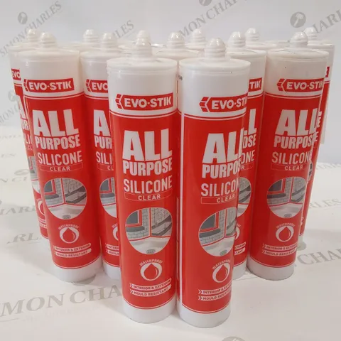13 BRAND NEW TUBES OF ALL PURPOSE SILICONE 280ML