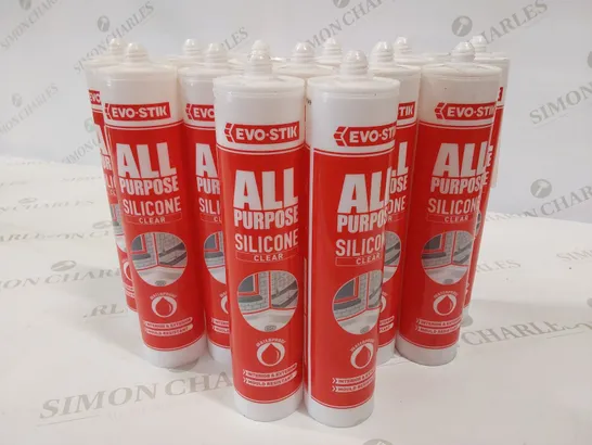 13 BRAND NEW TUBES OF ALL PURPOSE SILICONE 280ML