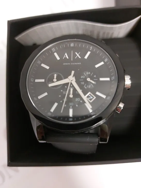 BOXED EMPORIO ARMANI MENS TRADITIONAL WRIST WATCH