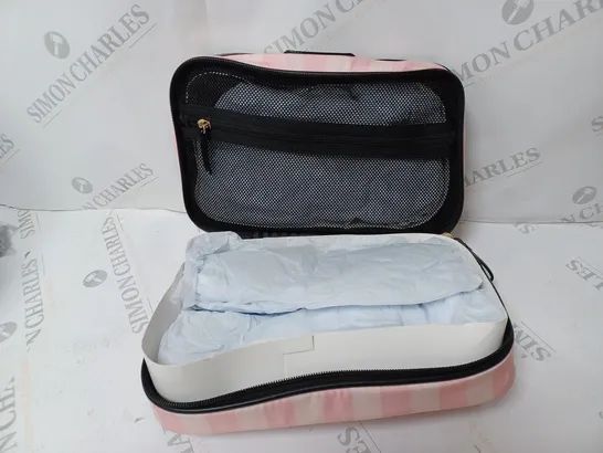 VICTORIA'S SECRET COSMETIC BAG PINK STRIPED