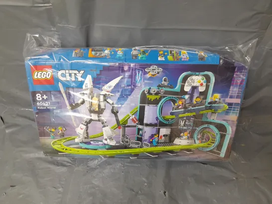 LEGO CITY ROBOT WORLD ROLLER-COASTER PARK TOY 60421 RRP £89.99