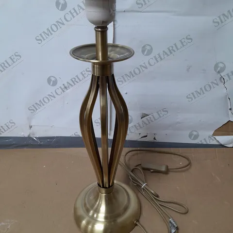 UNBOXED ANTIQUE BRASS EFFECT TABLE LAMP