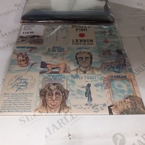 2 X VINYL LPS.  JOHN LENNON - SHAVED FISH AND WINGS - WINGS OVER AMERICA.