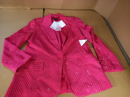 NADINE MERABI KIRA HOT PINK BLAZER - M