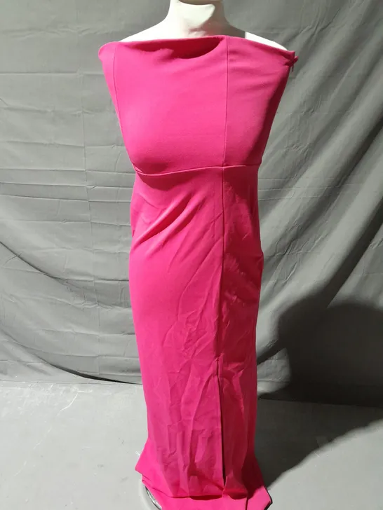 CLUB L HOT PINK MAXI DRESS SIZE 8