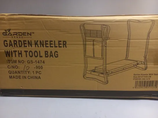 BOXED GARDEN SENSE KNEELER WITH TOOL BAG